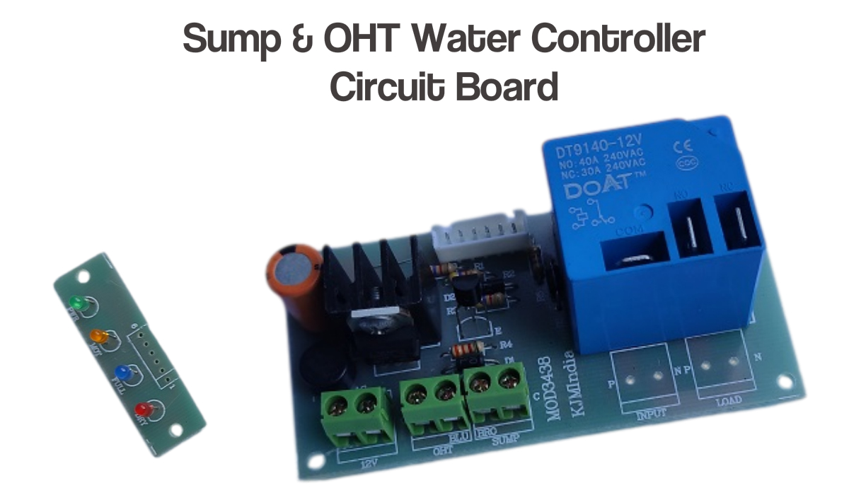 Prototype of water level controller circuit using cable float switch